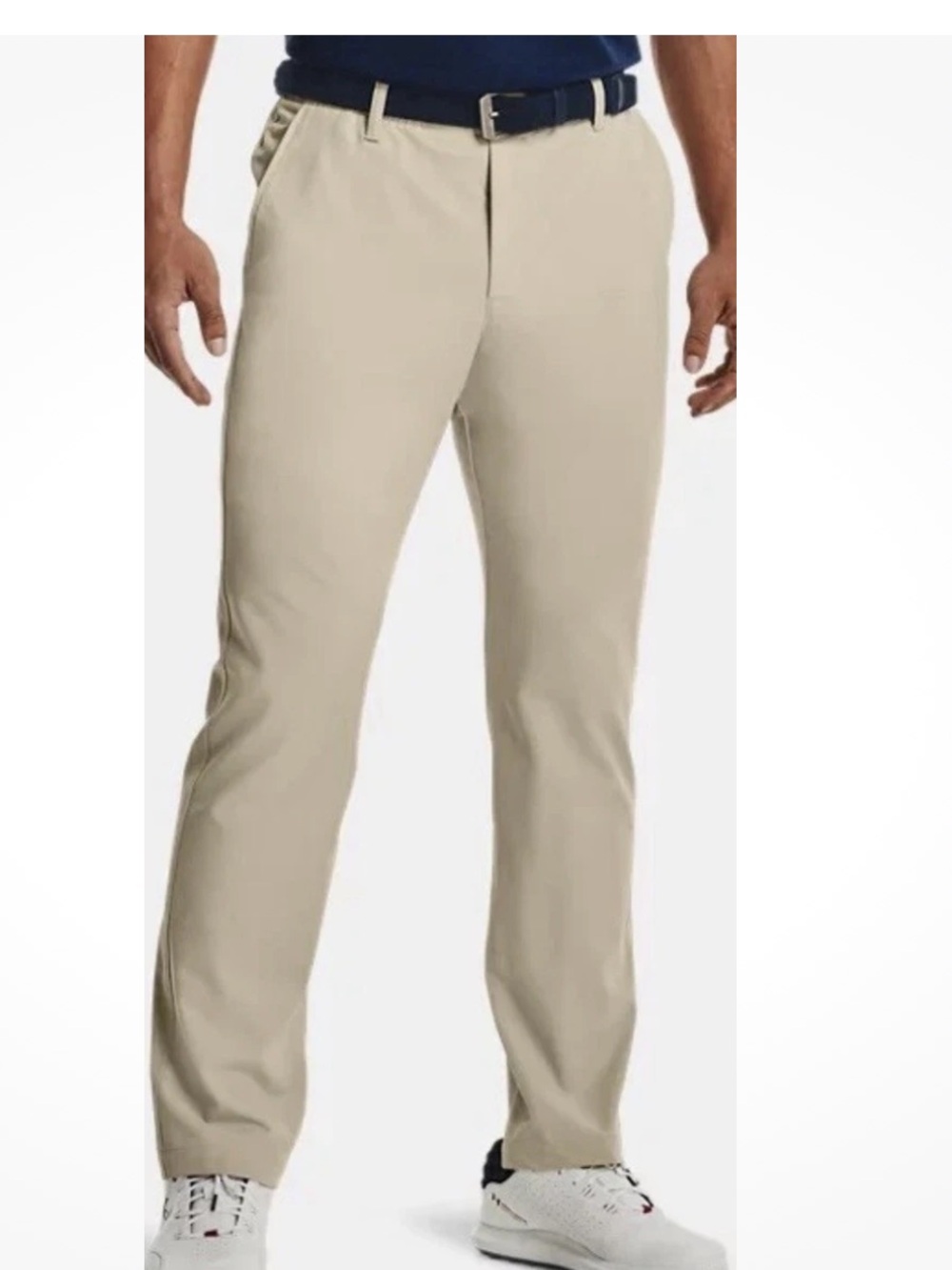 Men's Under Armour stretch khaki golf shorts 34 x 34 LIKE NU!